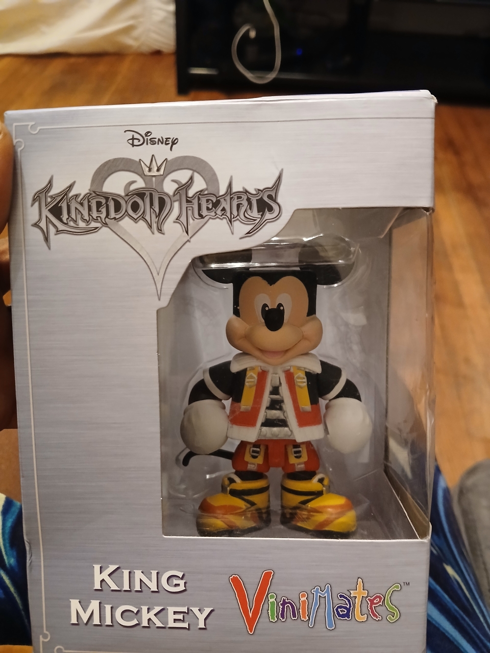 Disney King Mickey Vinyl Figure - Black, Yellow, Red